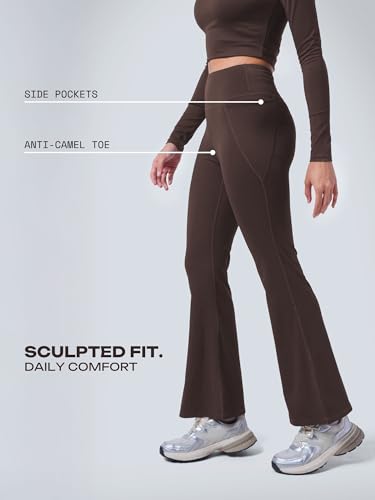 Image of CAVA Tall High-Waisted Sculpt Bootcut Leggings for Women | Stretchy Compressive Flare Pants for Workout, Yoga & Everyday Wear