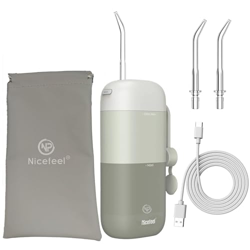 NPO Nicefeel FC5170 Mini Taşınabilir,Şarjlı,Masajlı, Diş Teli/Protez Bakım ve Profesyonel Ağız Duşu