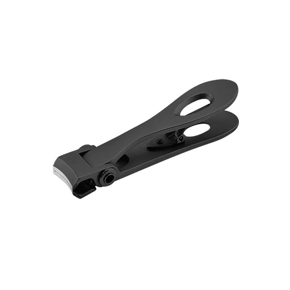 XIANGFAZJD Nagelschere Edelstahl-Nagelschneider, professionelle Nagelschneider, TOENAIL FINGERNAIL-Maniküre-Trimmer-Zehennagel-Clippers für Dicke Nägel (Color : Black, Size : Large)