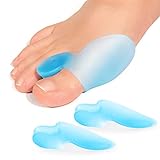 Sumifun 12 Packs Clear Gel Bunion Cushion Protector, Bunion Pads and Cushions, Relieve Foot Pain fro