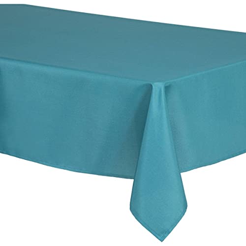 Atmosphera - Nappe Anti-Tache - Bleu Canard - 300x150 cm