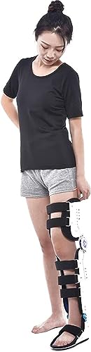 Soporte ajustable para rodilla y cadera, ortesis de pierna completa miniatura 4
