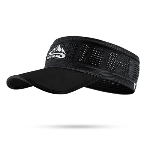 Wnddle Viseras para Mujeres y Hombres, Visor Gorras, Gorra Deportiva Ajustable,Visera Sombrero para el Sol Anti-UV Visera de protección,para Practicar Ciclismo de Golf Tenis Correr