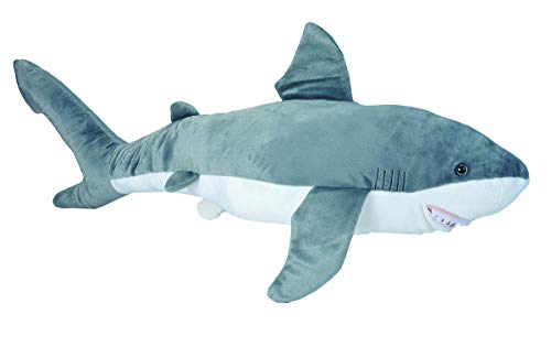 Wild Republic 18700 Jumbo Plüsch Hai Haifisch, großes Kuscheltier, Plüschtier, Cuddlekins, 76 cm – Bild 5