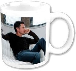 Donny Osmond On Couch Image White Coffee Mug Cup Boxed Official Fan Gift Idea