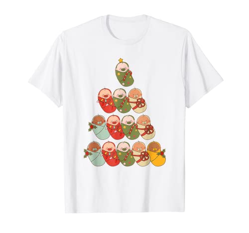 NICU - Árbol de Navidad para enfermeras neonatales Camiseta