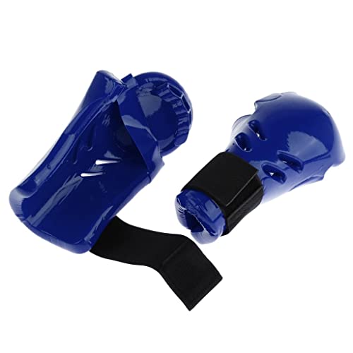 Menolana 1 Pair Kids Children Boxing Gloves Mitts Sanda Karate Sandbag Taekwondo Sparring - Blue S