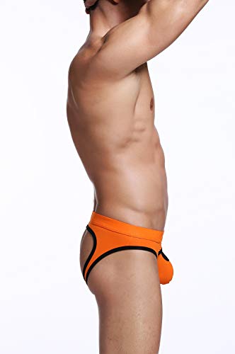 Men's Cotton Sexy Open Fly Comfort Underwear Pouch Jockstraps4