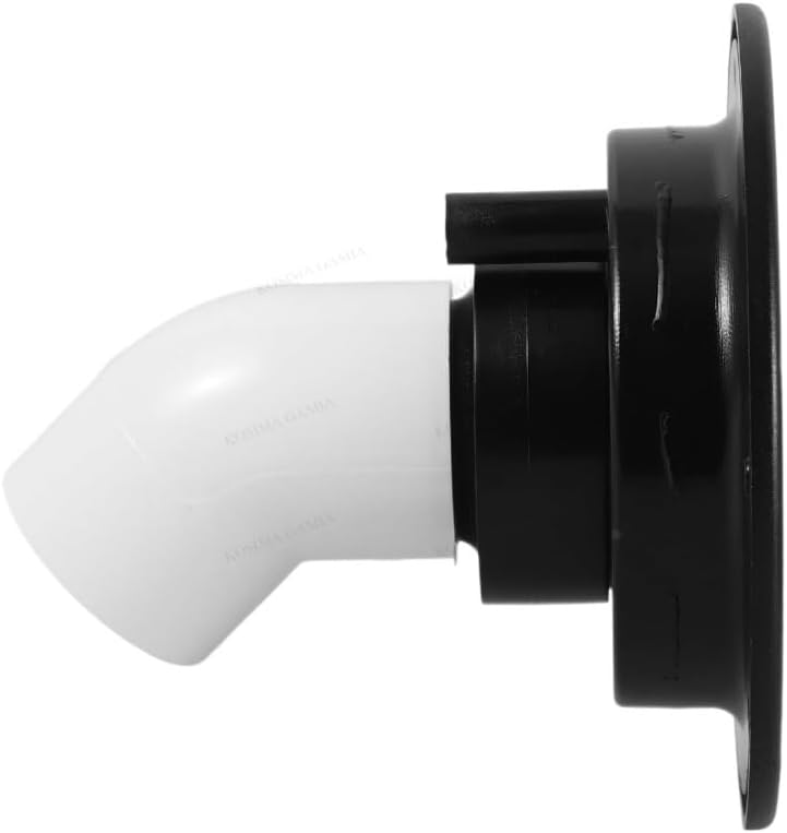 Universal RV Water Tank Gravity Fill Cap Round Locking Inlet for Boat Camper Trailer Exterior Hatch Caravan Marine Accessories(White)