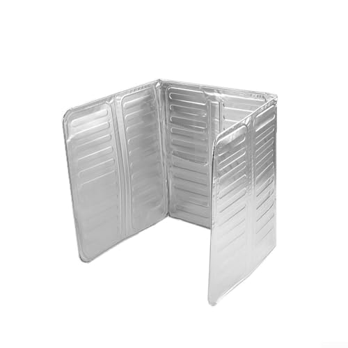 3 Sided Splatter Guard for Stove Top, Foldable Stainless Steel Oil Splatter Screens for Frying, Oil Splash Insulation Board, Nonstick Stove Splash Guard for Cooking, Kitchen Tool Guard, Oil Splash