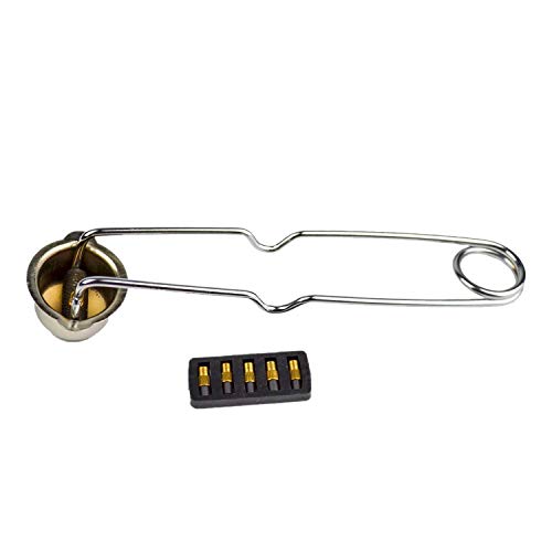 FAVORCOOL Single Flint Spark Lighter with Free 5 Flint Replacements