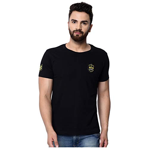 Image of London Hills T Shirt for Men Round Neck | Mens T-Shirts | Tshirt Shirts Men | Tshirt for Man | T Shirt for Mens | Cotton Blend Solid Half Sleeve Regular Fit Casual Tee