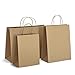 GSSUSA Kraft Paper Bags 8x4.25x10& 10x5x13& 16x6x12 50 Pcs Each, Gift Bags, Kraft Bags,Shopping Bags with Handles,Craft Bags, Merchandise Bags, 100% Recyclable Paper