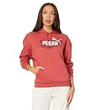 PUMA Sudadera con capucha floral para mujer, S