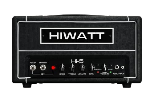 Hiwatt Hi-5 Head 5W 2-Channel Tube Guitar Amplifier Head, Br