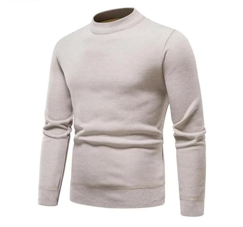 Men's Sweatwear Solid Color Wool Sweater - Winter Crew Neck Pullover for Daily Wear Knitting Wool Turtleneck2
