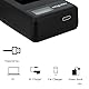 NP-45 Zweikanal LCD USB Ladegerät für Fujifilm FinePix JX250, JX400, J38, J10, J20, JX520, JX580, JX300, JX680, JX370, JV200, JV100, JZ250, JZ100, JZ300, T550, T200, T350 Kamera und Mehr