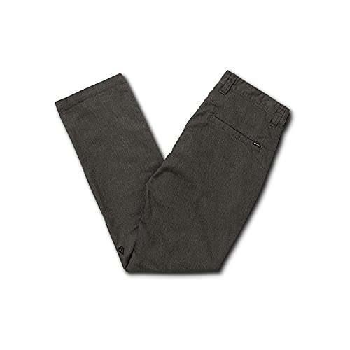 Volcom Men's Frickin Modern Fit Stretch Chino Pant, Charcoal Heather 1, 32W x 32L - Thumbnail 4