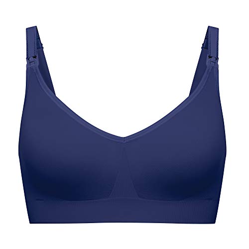 BRAVADO! DESIGNS Women's Body Silk Seamless Nursing Bra and Maternity Bra, Twilight, Small