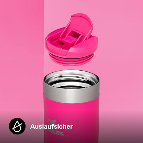 Stanley Aerolight Transit Thermobecher 0.47L - Hält 6 Stunden Heiß - Spülmaschinenfest - Kaffeebecher To Go Auslaufsicher - Kompatibel Mit Gängigen Pkw-Getränkehalterungen - Thermosflasche - Pink 5