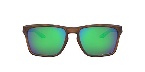Oakley Man Sunglasses Matte Tortoise Frame, Prizm Maritime Polarized Lenses, 57MM2