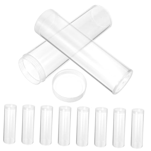 Tubes porte-pièces de monnaie pour ranger et classer votre collection à la maison
