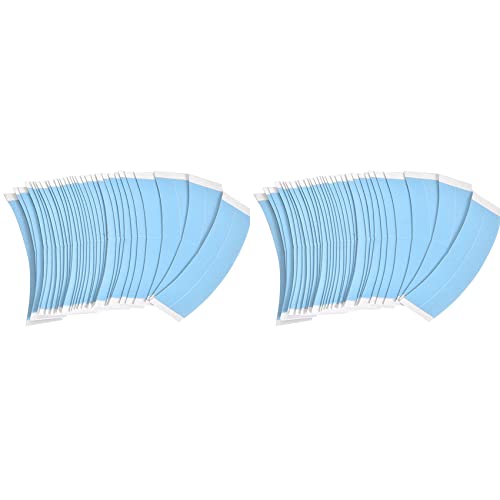 Nsodigry 72 ピース/ロット強力な固定ダブルテープかつら接着剤拡張ヘアテープ防水かつらレースかつらフィルムとスリットライン