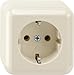 Produktbild Merten MEG2301  8744 Schuko White Socket-Outlet  Socket-outlets (16 A)