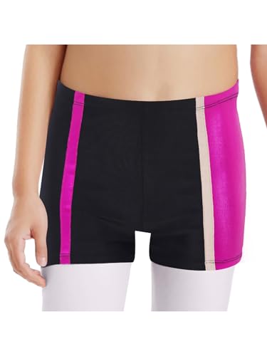 Jugaoge Girls Stretch Gymnastics Dance Shorts Ballet Jazz Dance Booty Shorts Workout Gym Sports Yoga Shorts3