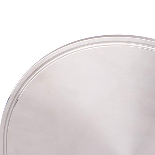 Tapón ciego triple abrazadera acero inoxidable 304 para terminal tuberías sanitarias casquillo 6