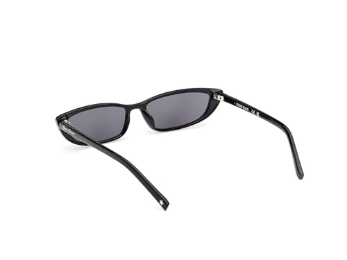 GUESS Women's Injected Sunglasses Polarized Square, Shiny Black, 57mm3