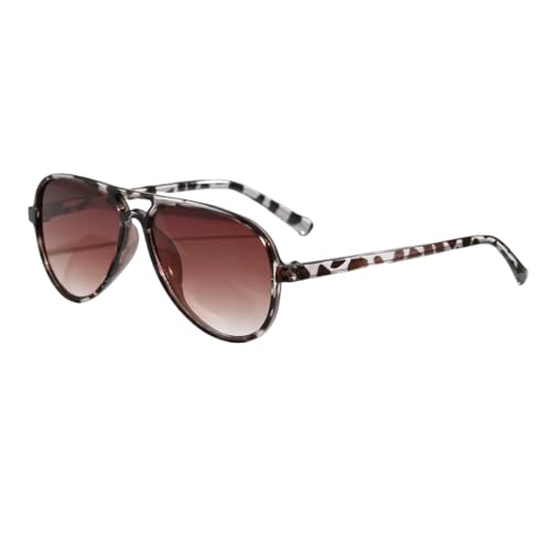 Lunettes de soleil vintage avec grande monture miroir rétro mixte