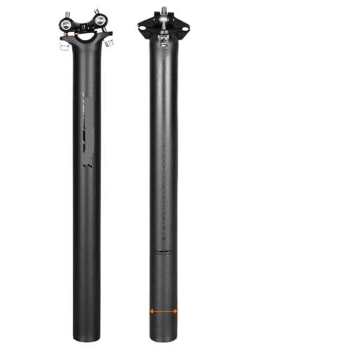 Costa de asiento de carbono 27.2/30.8/31.6mm Matte Black MTB y Road Bike Asiento de asiento Post de 280 mm Piezas de tubo de asiento universal(31.6-400mm)
