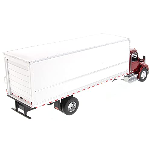 Modelo Diecast Masters Peterbilt 1:32 Rojo y Blanco miniatura 5