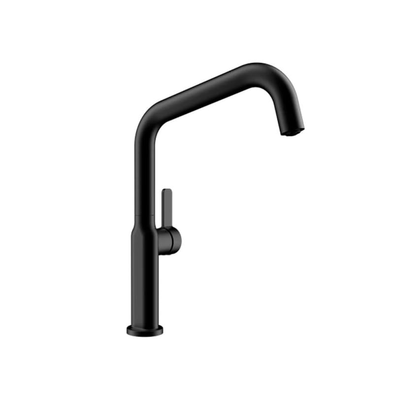 TEKA Grifo Cocina Monomando, Caño Alto Giratorio 360, Aireador Antical Caudal Limitado a 5 l/min Latiguillos Flexibles de 3/8”, Easy Fix OVAL 914