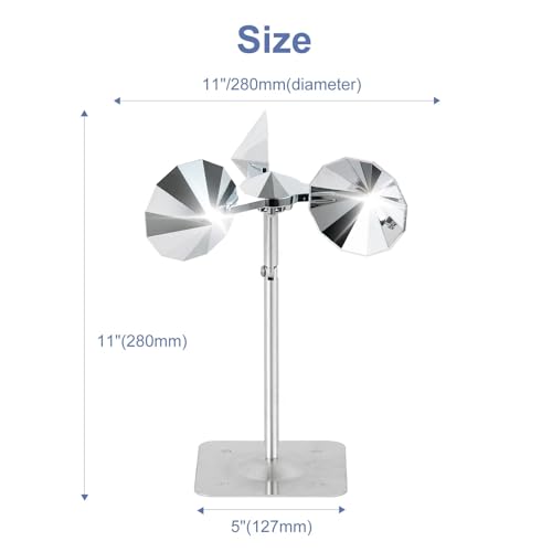 OFFO Bird Scare Reflective Device, Wind Powered Reflector Keep Pigeon Woodpeckers and Sparrows Away for Outdoor Use Boats Roofs Gardens