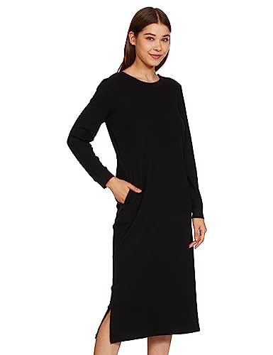 Image of Amazon Brand - Symbol Women's Casual Cotton Blend Waffle Calf Length Regular Fit Nighty (Available in Plus Sizes)