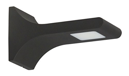 Ranex Faro - Aplique LED, Aluminio y plástico, Color Negro