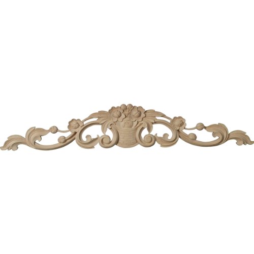 Ekena Millwork ONL36X06X01BRMA Onlay, 36 1/2"W x 6 1/4"H x 1"D, Maple