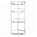 WEI-LUONG 290 * 290 * 940mm- 304 Edelstahl-Küche-Bad Eckregal, Stand-4-Schicht Silber Dusche Basket Rack-Finisher Speicher spart Platz Shed Karren