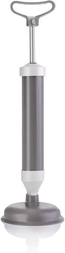 Desentupidor Manual de Alta Pressão para Vaso Sanitário, Bomba Profissional com Base de Sucção, Design Ergonômico