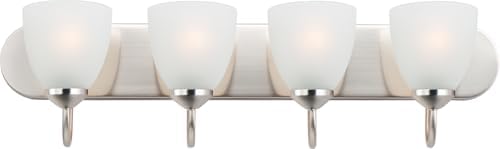 Maxim Lighting 11384FTPC Axis 4-Light Strip Bath Vanity, Polished Chrome