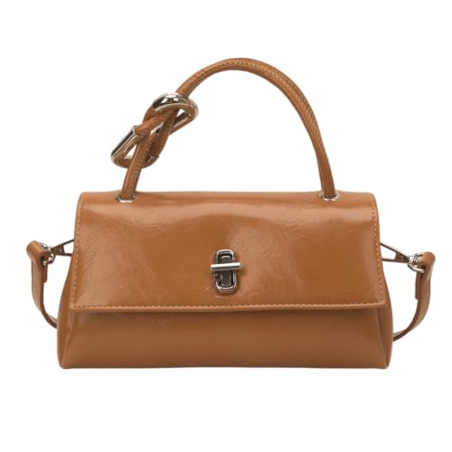 Sac messager en cuir PU finitions élégantes et vintage