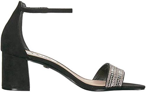 NINA Womens Elenora Satin Ankle Strap Evening Heels Navy 6.5 Medium (B,M) | Image 5