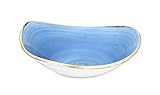 Churchill Stonecast -Triangle Bowl Schüssel- 37cl, Farbe wählbar (Cornflower Blue)