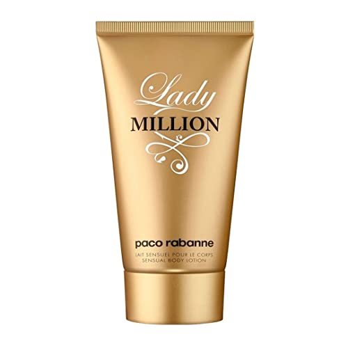 Paco Rabanne Lady Million Women Body Lotion, 5.1 Ounce