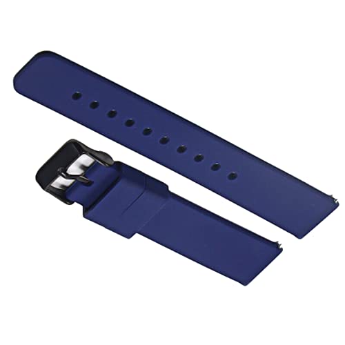Image of YODI New Edition Soft Silicone Classic Strap Band For Redmi Watch 5 Lite Only [ Not for Any Other Models] (BUCKLE-BLUE)
