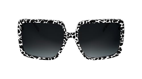 KARL LAGERFELD Womens Sunglasses KL6187S - Marble Black with Gradient Grey Lens