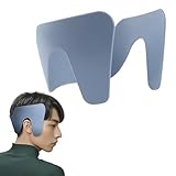 ダウンパーマ サイドバーン ヘアストレートナー ストレートパーマ 機器 パーマ処理不要 薬液による刺激無し 硬質髪救い 横髪セット ABS樹脂製 加熱で変色する (灰青色)