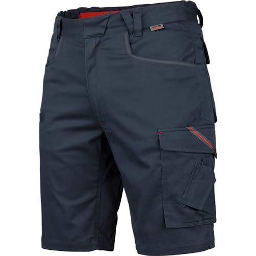WÜRTH MODYF Arbeitsshorts Stretch X - professionelle Arbeitshose für Herren - Arbeitsshorts mit Reißverschluss - in der Größe 66 in Blau